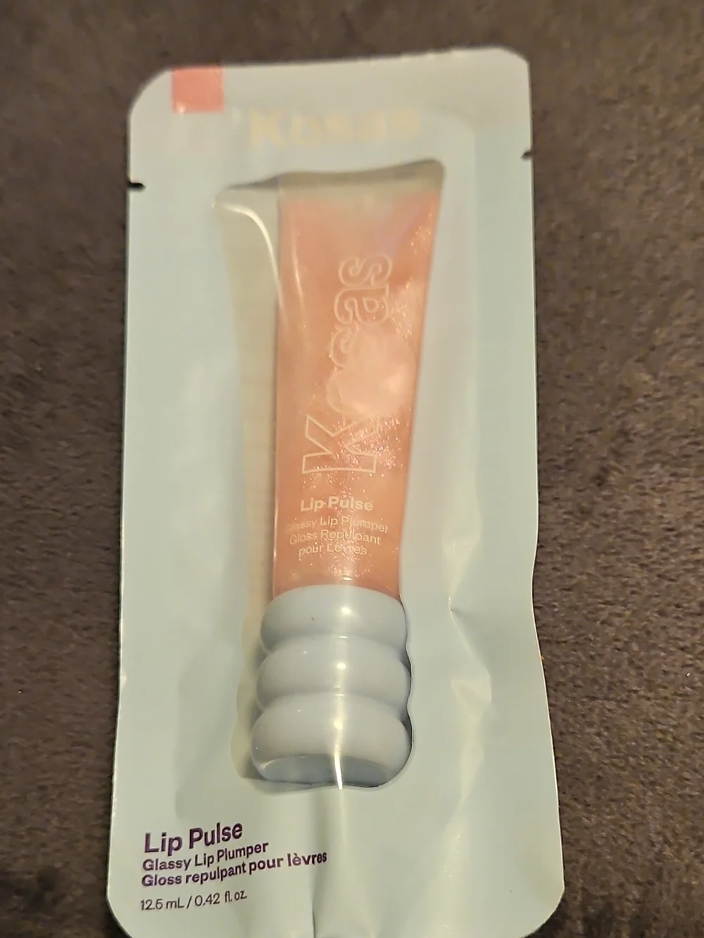 Kosas Lip Pulse Gloss — Warm Brown Glossy Plumper